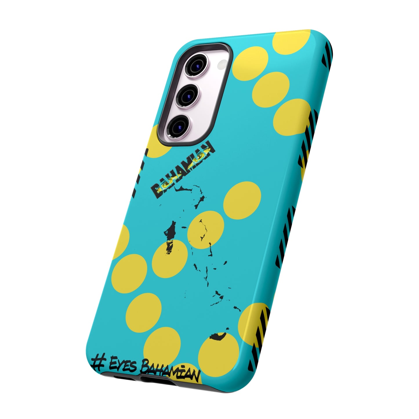 Samsung Phone Case - Aqua Dotted