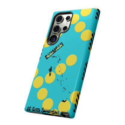 Samsung Phone Case - Aqua Dotted