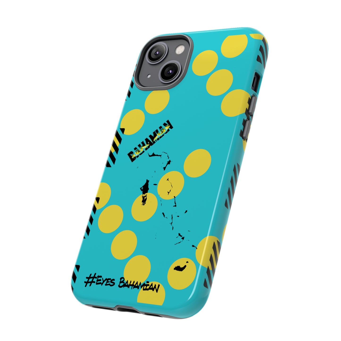 iPhone Phone Case- Aqua Dotted