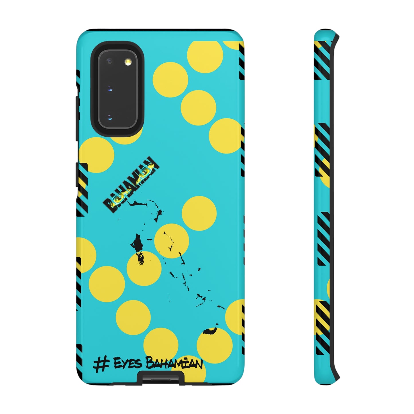 Samsung Phone Case - Aqua Dotted