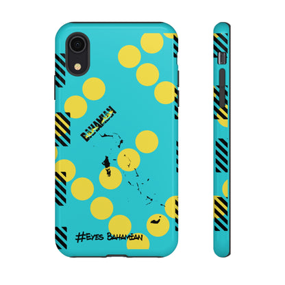 iPhone Phone Case- Aqua Dotted