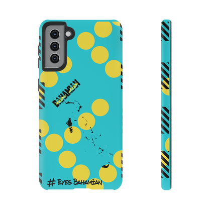 Samsung Phone Case - Aqua Dotted