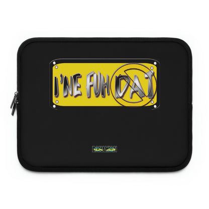 Black & Gold Laptop Sleeve - from Eyes Bahamian