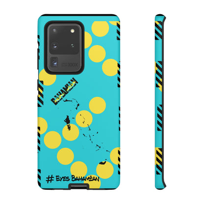 Samsung Phone Case - Aqua Dotted