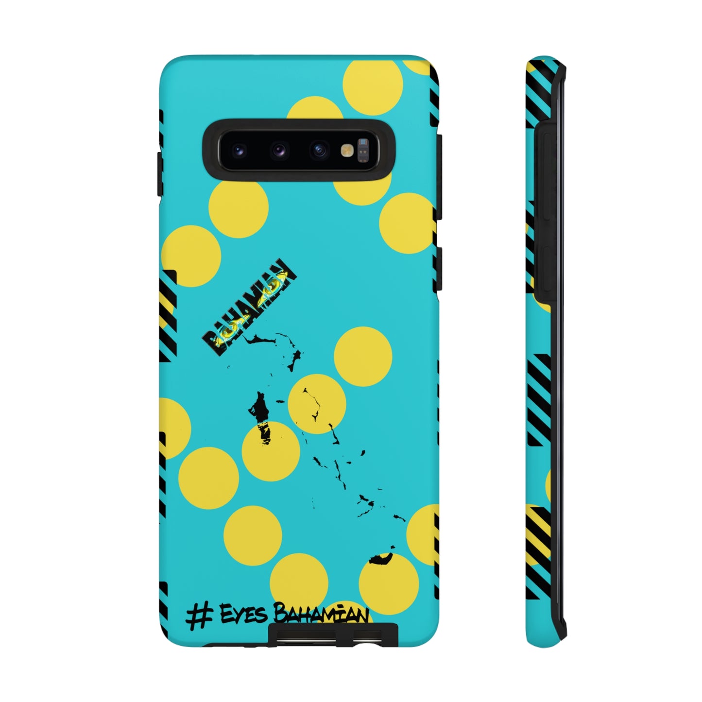 Samsung Phone Case - Aqua Dotted