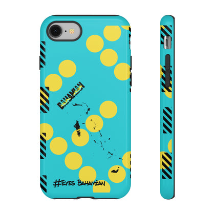 iPhone Phone Case- Aqua Dotted