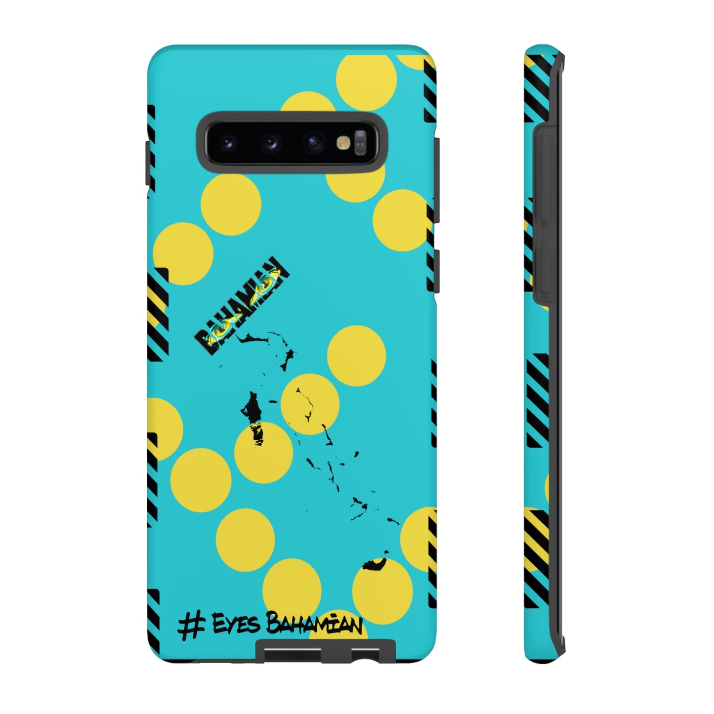 Samsung Phone Case - Aqua Dotted