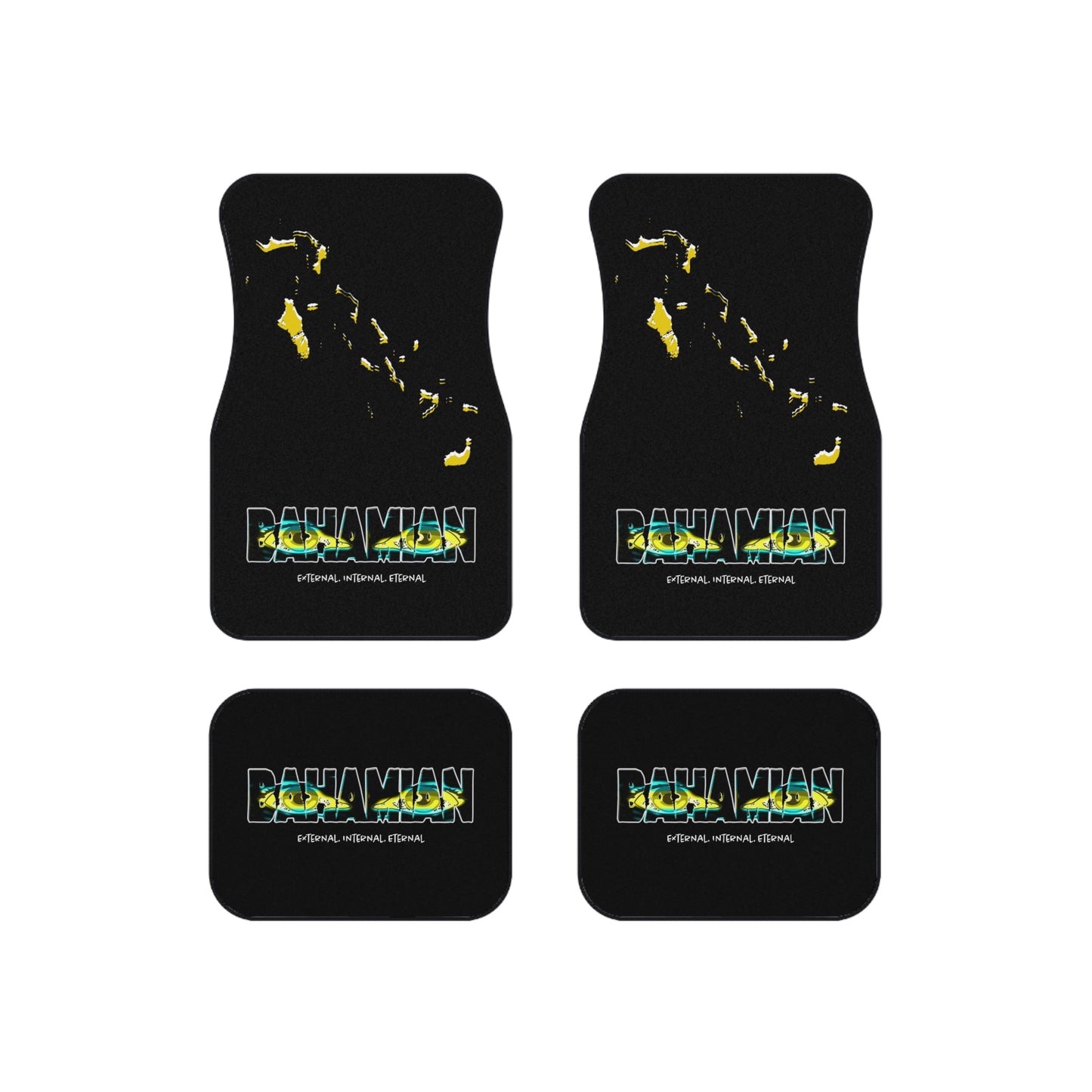 Eyes Bahamian Car Mats (Set of 4)