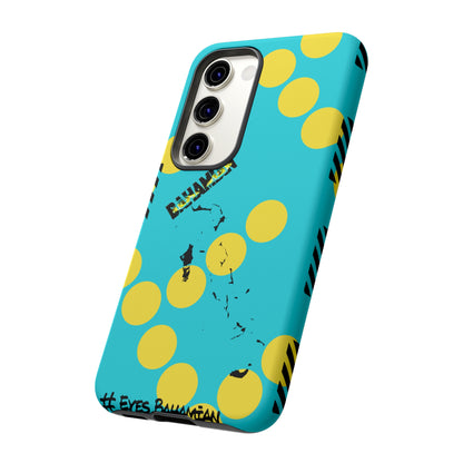 Samsung Phone Case - Aqua Dotted