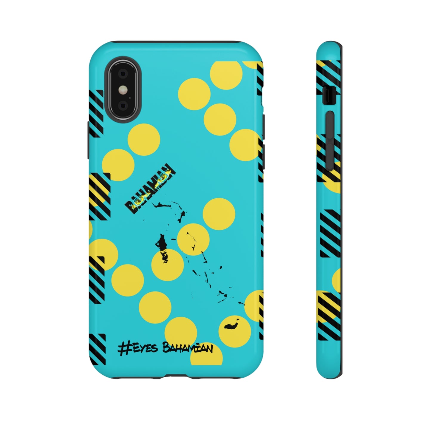 iPhone Phone Case- Aqua Dotted