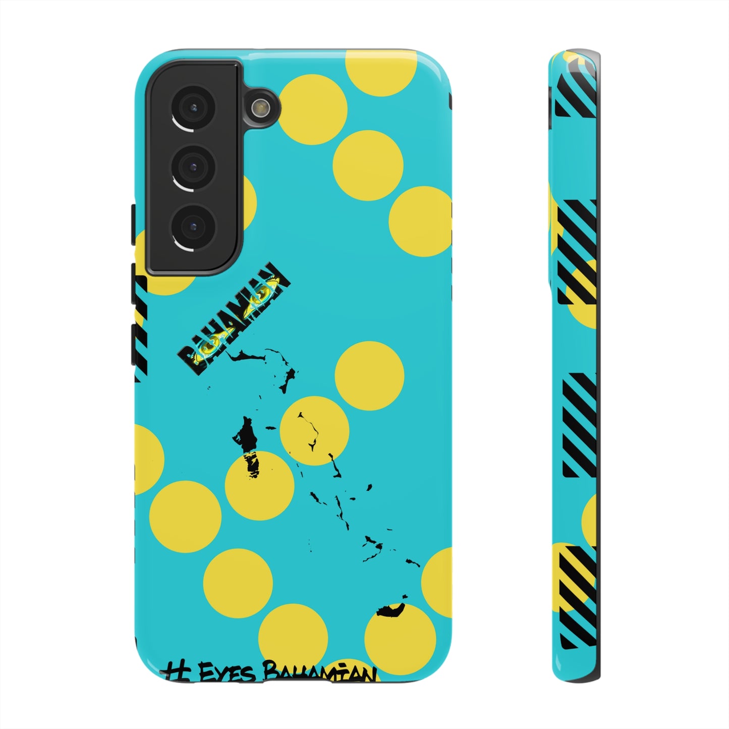 Samsung Phone Case - Aqua Dotted